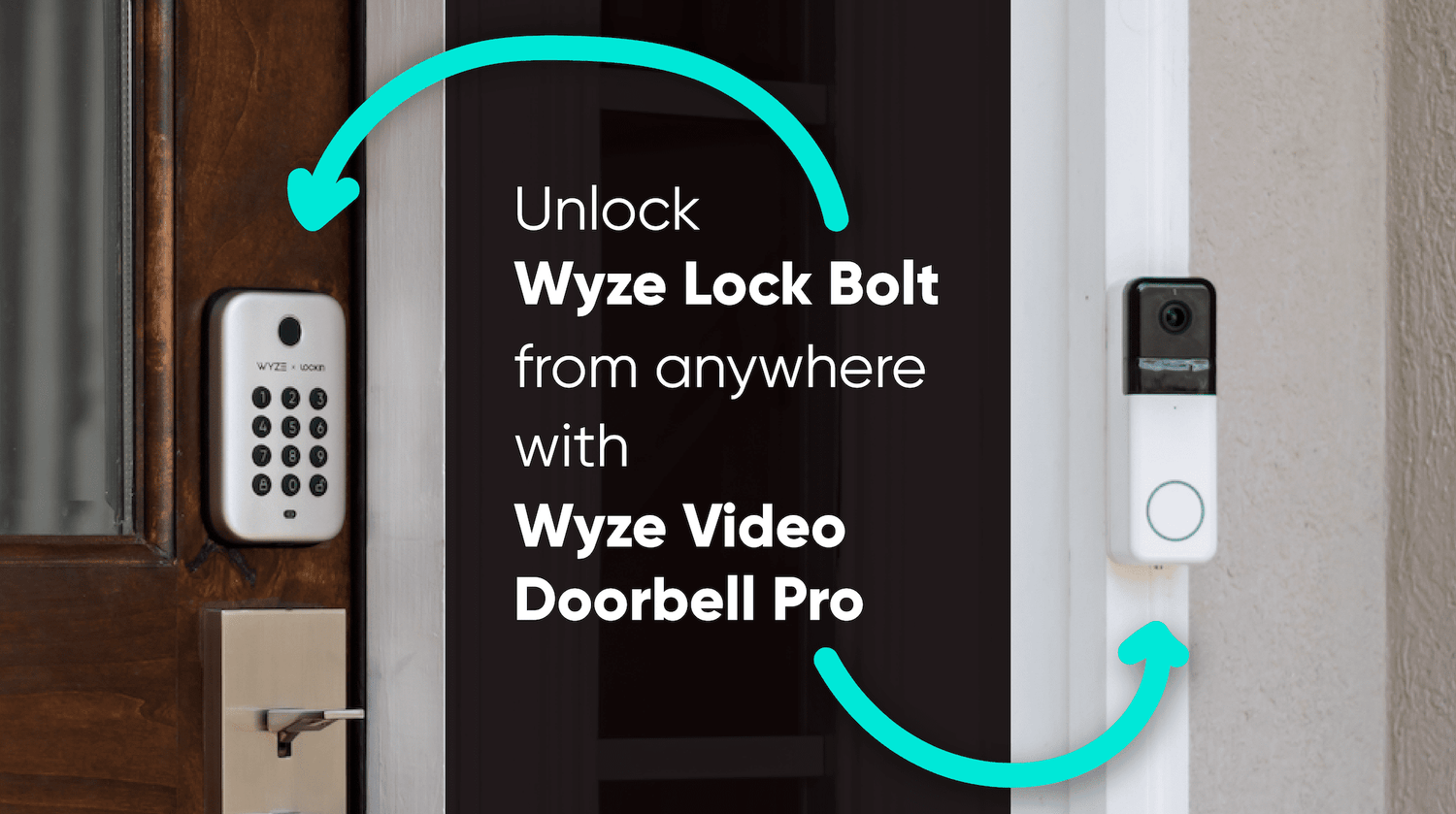 Unlock wyze lock bolt from anywhere with wyze doorbell pro video