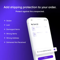 Protect your order with added shipment protection.
