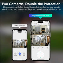 Pet Monitoring Plus Bundle: Wyze Duo Cam Pan avec Bundle amélioré