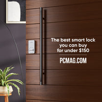 A lock on a door.