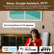 Wyze Thermostat - Refurbished - Connected Home - Final Sale - Buy with Prime - A-grade - pets - 70 degrees.