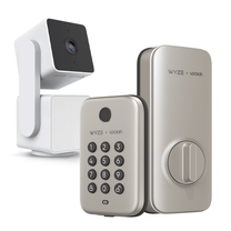 Secure Entry Essentials Bundle - Matte Black / White - Unlock your door instantly with Wyze