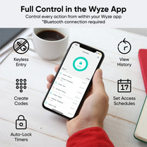 Secure Entry Essentials Bundle - Matte Black / White - Connected Home - Unlock your door instantly with Wyze.