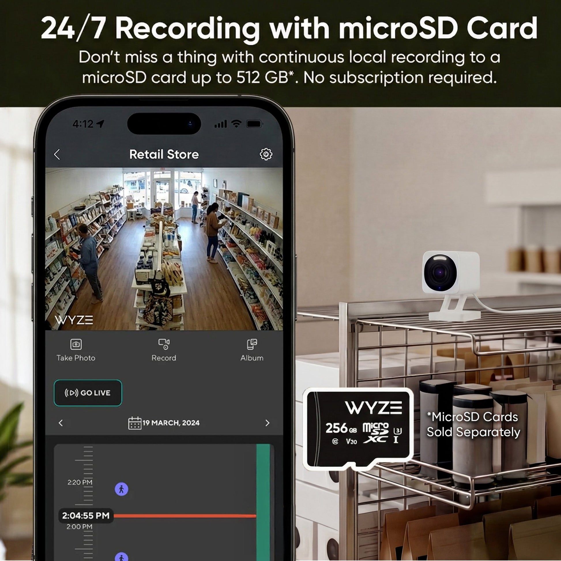Small Business Monitoring Basic SVB-C4WH4-4MSD128C10 - Wyze Labs, Inc.