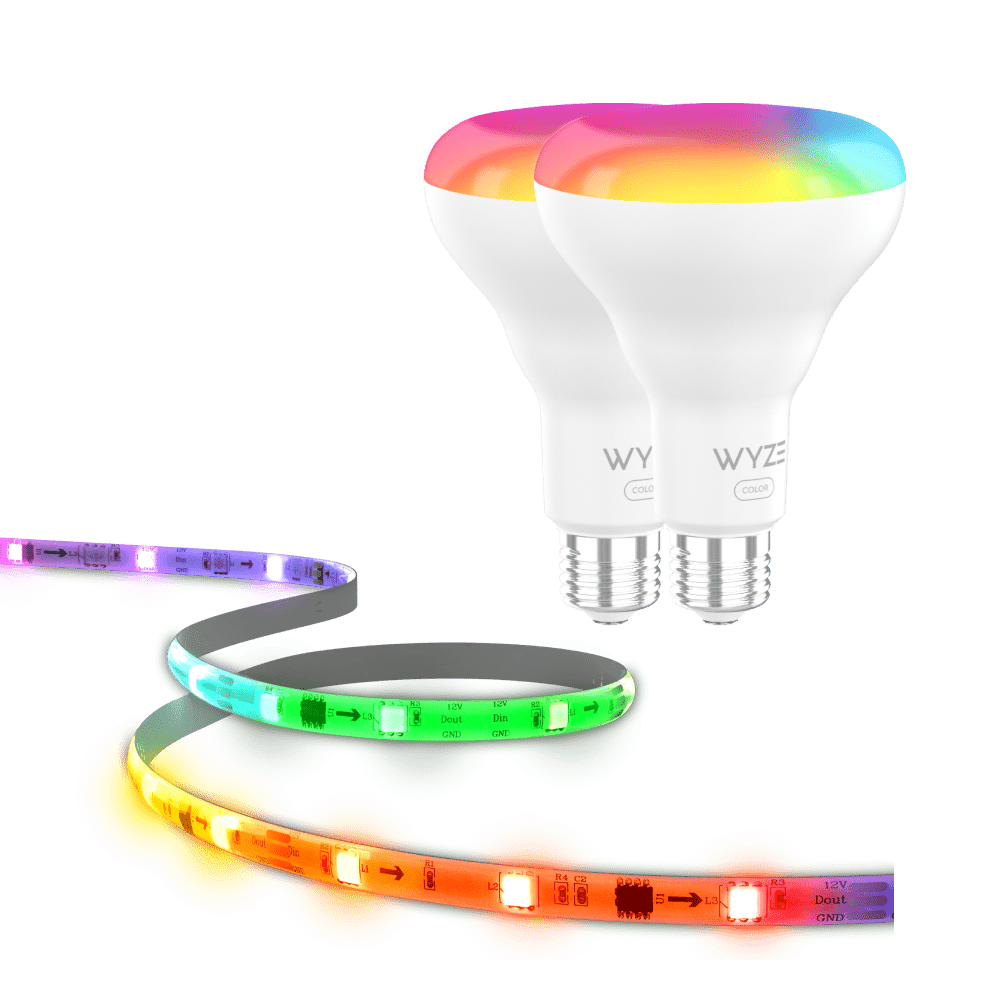 Smart Lighting Kit - Bulb Color BR30 + Light Strip Pro Bundle PVB - WLPBR30C - 2 - WLPSTPR - 5 - Wyze Labs, Inc.