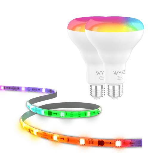Smart Lighting Kit - Bulb Color BR30 + Light Strip Pro Bundle PVB - WLPBR30C - 2 - WLPSTPR - 5 - Wyze Labs, Inc.