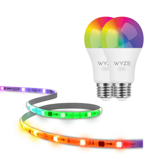 Smart Lighting Kit - Bulb Color + Light Strip Pro Bundle PVB - WLPA19C2PK - WLPSTPR - 5 - Wyze Labs, Inc.