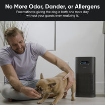 Wyze Air Purifier with Allergen Filter helps clear the air and reduce allergens.