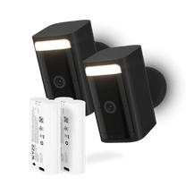 Wyze Battery Cam Pro -- White -- 2.5K HDR Video Resolution Wire-Free -- Integrated Spotlight & Siren
