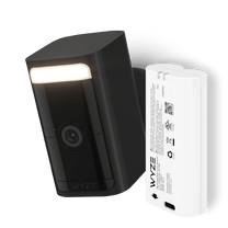 Wyze Battery Cam Pro - 2.5K HDR video resolution, wire-free, no hub required, integrated spotlight & motion detection.