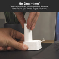 Wyze Dual Battery Charging Dock - Charge two batteries simultaneously.