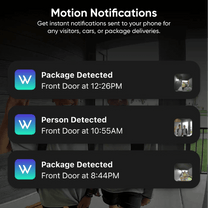 Wyze Battery Video Doorbell - No Chime - Head-to-Toe Viewing 1536 x 1536 HD+ Résolution Wire-Free ou Wired Up to.