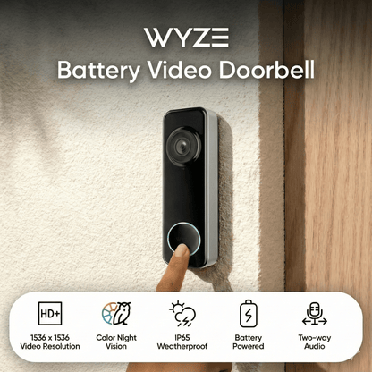 Wyze Battery Video Doorbell WYZEBVD - Wyze Labs, Inc.