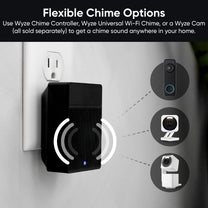 Wyze Battery Video Doorbell - Use Wyze Chime Controller, Wireless Wi-Fi Chime, Wireless Wi-Fi Cam.