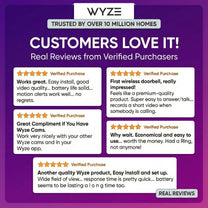 Wyze Battery Video Doorbell - Black / No Chime - 1536 x 1536 HD+ Resolution Wire-Free or Wired Up to 1080p - Final Sale -.