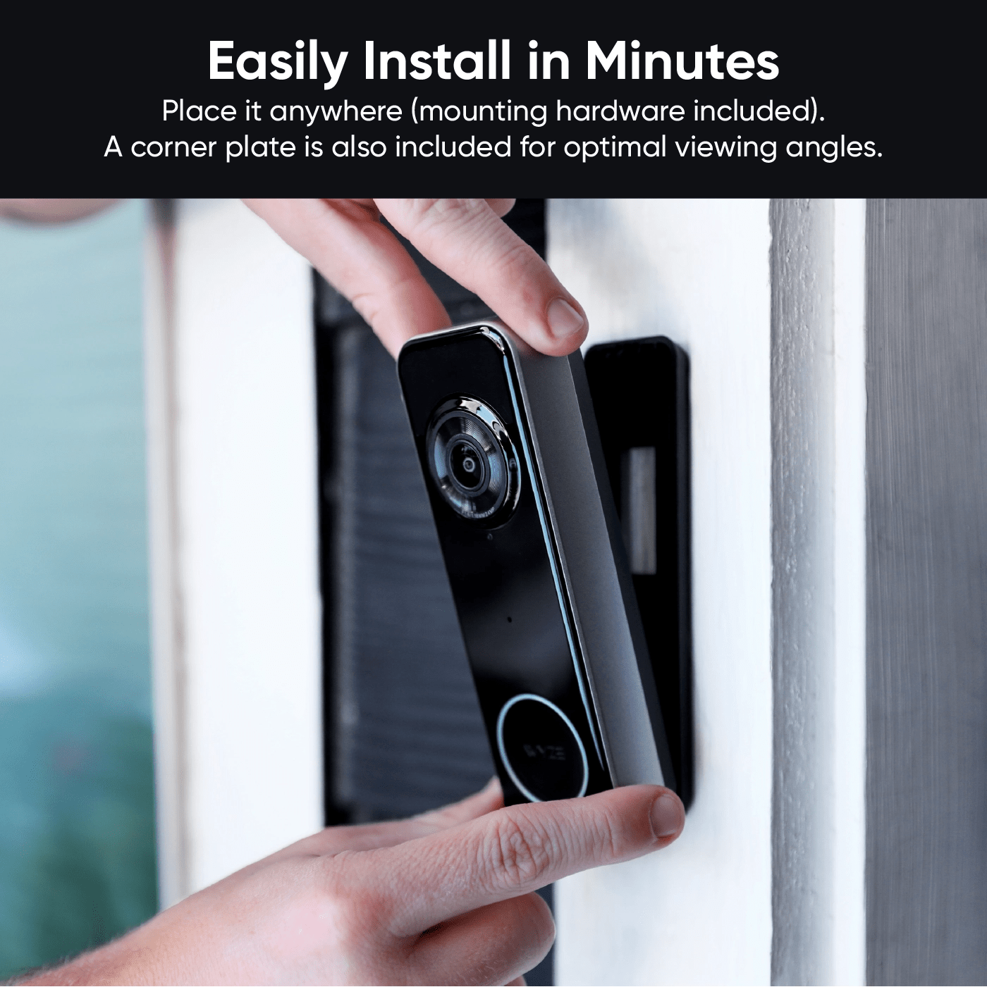 Wyze Battery Video Doorbell 1536p HD+, Wire-Free, Smart