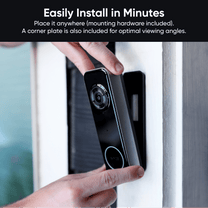 Easily install in minutes: Wyze Battery Video Doorbell.