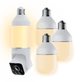 Caméra d'ampoule Wyze + Ampoules accessoires - Ampoule Cam + 3 ampoules accessoires