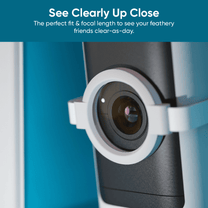 Close-up lens for Wyze Cam allows for capturing wildlife and small pets in detail.