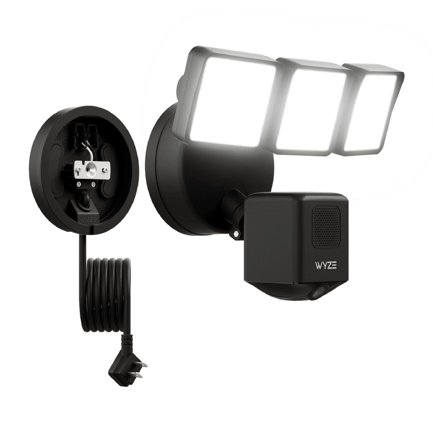 Wyze Cam Floodlight Pro + Plug - In Mount SVB - CFLPBL - FLPIMBL - Wyze Labs, Inc.