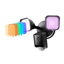 Wyze Cam Floodlight v2 with 6 pairs of color filters for every mood and occasion.