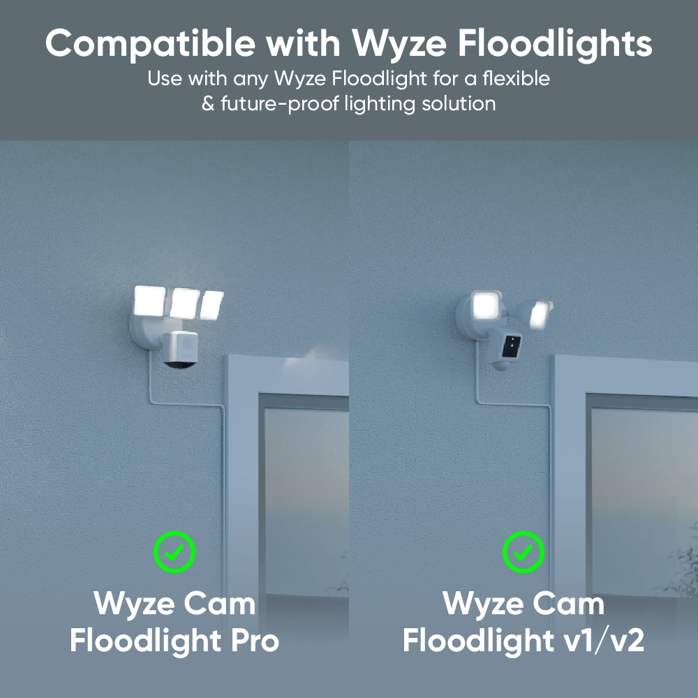 Wyze Cam Floodlight v2 + Plug - In Mount SVB - CFL2 - FLPIMWH - Wyze Labs, Inc.