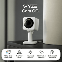 Wyze Cam OG: 1080p color, 2-way audio, quicker live-streaming, improved notifications, 3X faster.