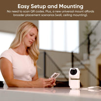 Wyze Cam Pan v4: 4K Ultra HD quality, 360 pan & 180 tilt, Smart Cameras, Wired Cameras, Capture your memories with ease.