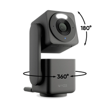 Wyze Cam Pan v4 360 pan & 180 tilt 4K Ultra HD quality.