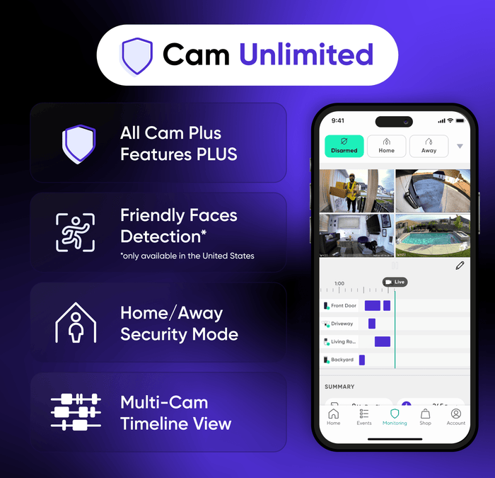 Wyze Cam Unlimited cam-unlimited-monthly - Wyze Labs, Inc.
