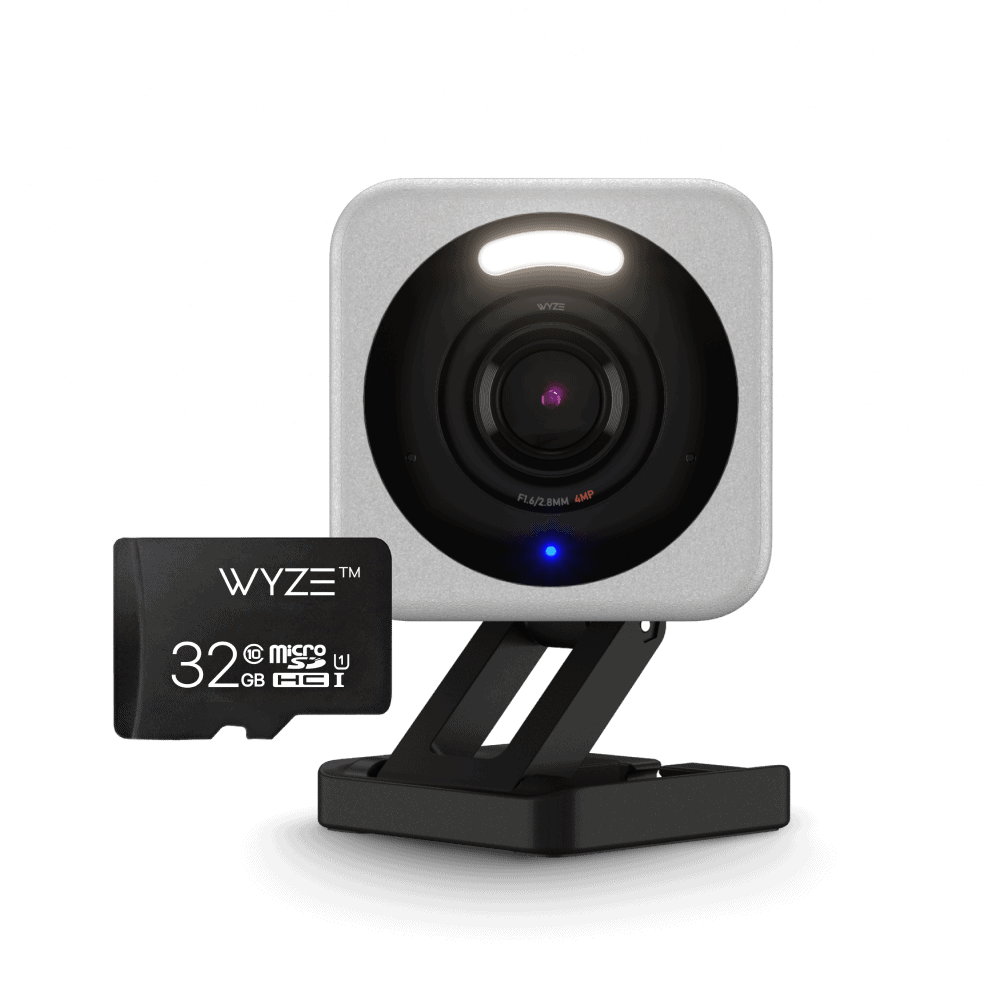 Wyze Cam v4 + 32gb MicroSD Card SVB - C4GY - MSD32C10 - Wyze Labs, Inc.