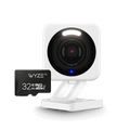 Wyze Cam v4 + 32GB MicroSD Card - White