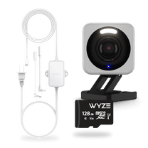 Wyze Cam v4 Outdoor Bundle with 1280p HD resolution and motion detection.