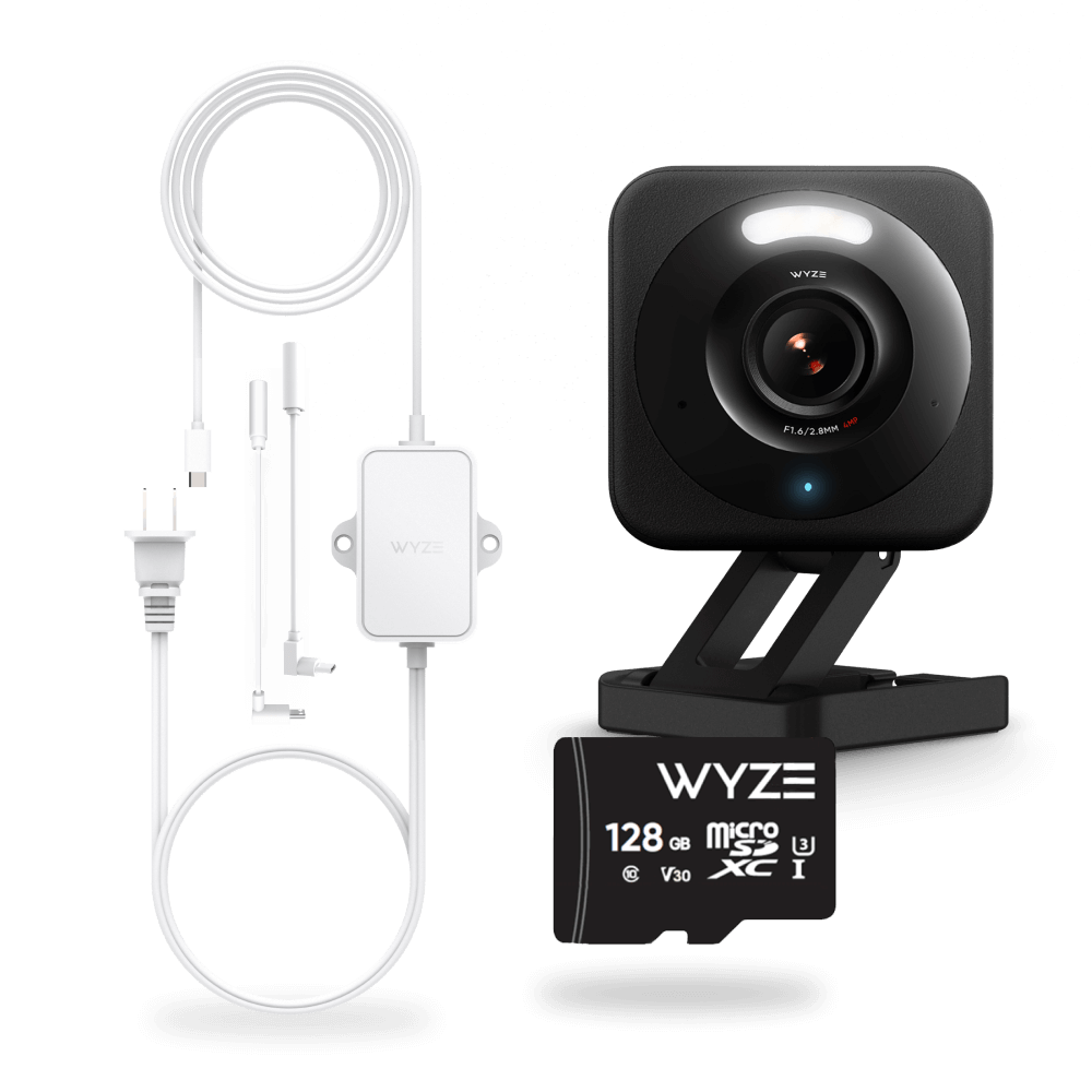 Wyze Cam v4 Outdoor Bundle SVB - C4BK - OPAV3 - MSD128C10 - Wyze Labs, Inc.