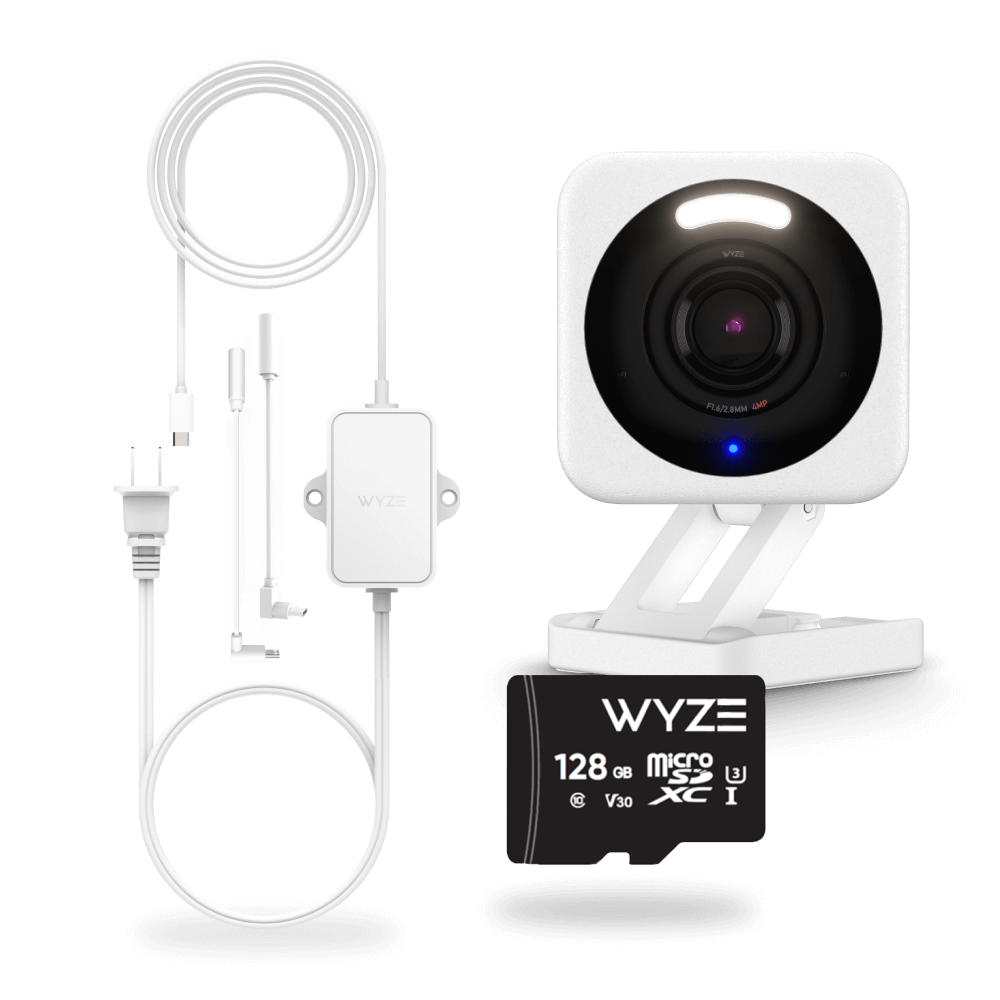 Wyze Cam v4 Outdoor Bundle SVB - C4WH - OPAV3 - MSD128C10 - Wyze Labs, Inc.