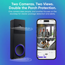 Wyze Duo Cam Battery Doorbell offers two camera views, two viewing angles.