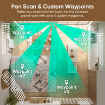 Wyze Duo Cam Pan provides two 2K cameras in one device for complete coverage.
