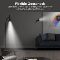 Wyze Floor Lamp: Easy to use, adjustable light to exactly where you need it, without moving the base.