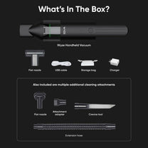 Wyze Handheld Vacuum - A compact and powerful cordless vacuum with a full accessory kit for spot cleaning anywhere from.