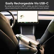 A handheld vacuum by Wyze Labs, Inc. that is compact and powerful.