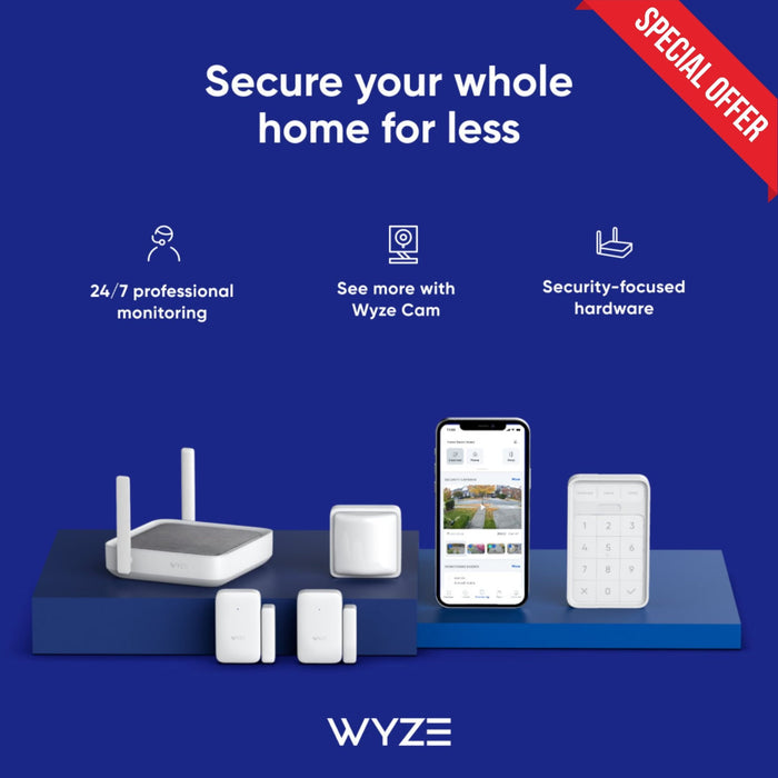 Wyze Home Monitoring Core Starter Kit WSHMS - 3M - Wyze Labs, Inc.