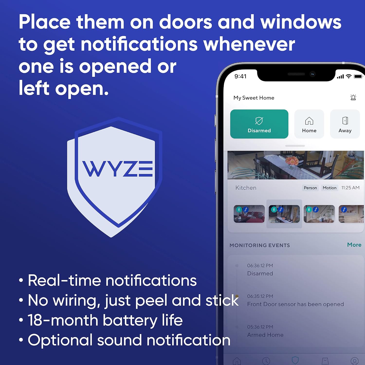 Wyze Home Monitoring Core Starter Kit WSHMS - 3M - Wyze Labs, Inc.
