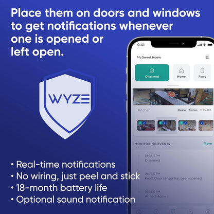 Wyze Home Monitoring Core Starter Kit WSHMS - 3M - Wyze Labs, Inc.