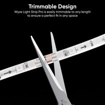 Der Wyze Light Strip Pro ist ein intelligentes Beleuchtungsprodukt, mit dem Nutzer dank der Steuerung mehrfarbiger Segmente ihre Atmosphäre individuell gestalten können.