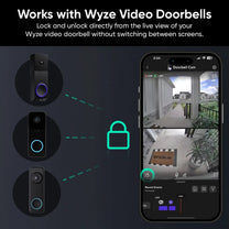 Wyze Lock Bolt v2 - Un verrou intelligent d'empreinte digitale avec contrôle Wi-Fi de n'importe où.