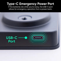 Wyze Lock Bolt v2 est affiché dans une vue de proximité.