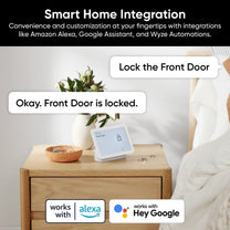 Wyze Lock Bolt v2 is a smart fingerprint door lock with Wi-Fi control.