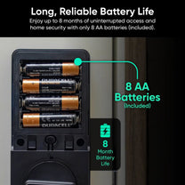 Wyze Lock Bolt v2 - Un verrou de porte intelligent avec contrôle Wi-Fi de n'importe où.