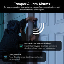 Wyze Lock Bolt v2: Un verrou intelligent d'empreinte digitale avec contrôle Wi-Fi, permettant une entrée rapide et sécurisée.