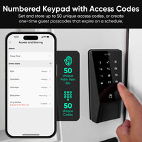 Unlock your door with a simple palm gesture. Works with wet, dirty, or gloved-off wrists.